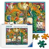 Ravensburger - On The Fifth Day - 2000 Piece Jigsaw Puzzle - Stunning Imagery of an Artistic Creation Rendition - Vibrant Colors - Frameable - Premium Quality - Puzzles for Adults