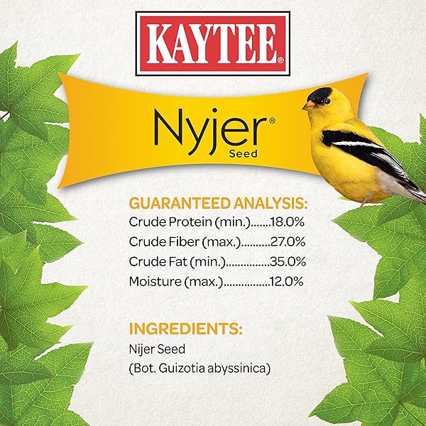KAYTEE NYJER WILD BIRD FOOD SEED, 5 POUND