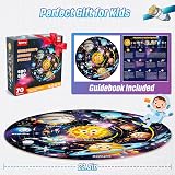 SYNARRY Giant Solar System Floor Puzzle 70 Pieces Round Space Education view 6