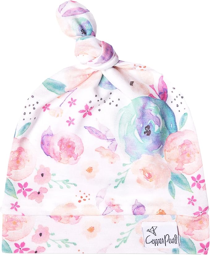 copper pearl newborn hat