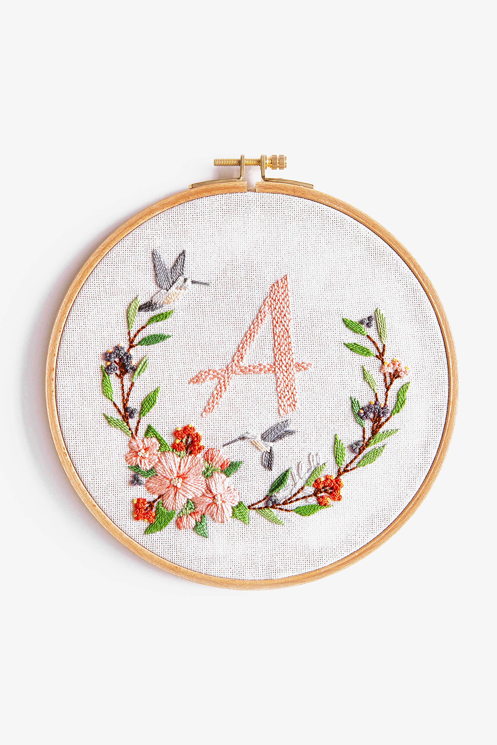 DMC Flower Garland Embroidery Kit