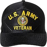 Artisan Owl United States Army Veteran Emblem Patch Hat – Adjustable Baseball Cap