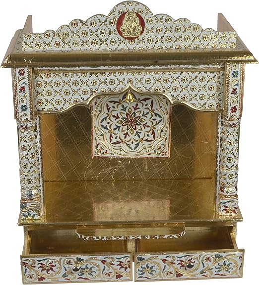 Amazon Com Desi Bazar Meenakari Mandiente De Madera Para El Hogar