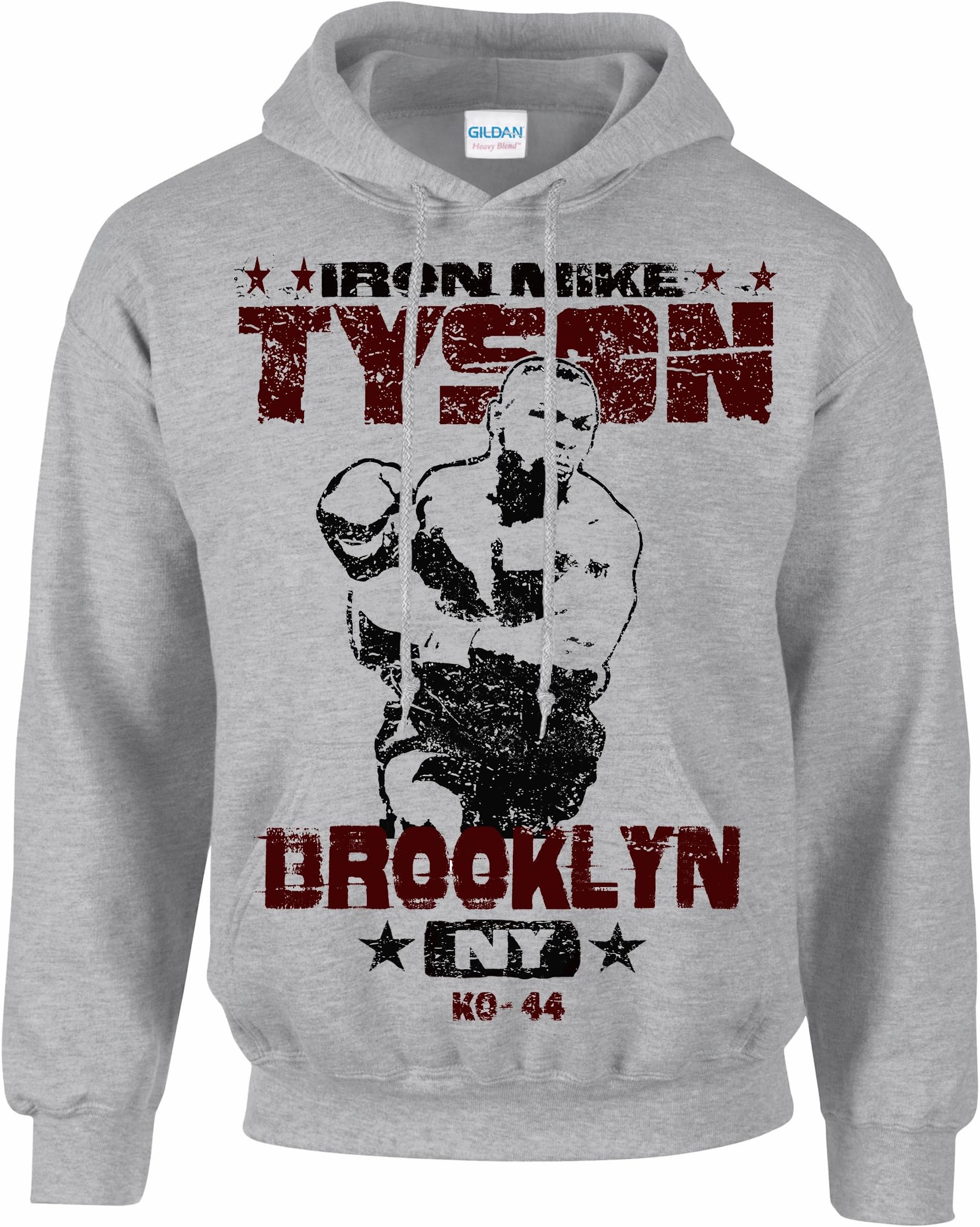 Boxing Mike Tyson,Brooklyn NY Ko 44,Casual,Training Hoodie Sports Vintage Style Print Free p&p