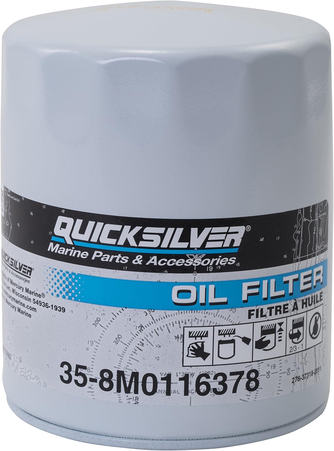 Suneducationgroup Com Quicksilver Mercury Mercruiser Sterndrive Inboard Oil Filter 35 866340q03 Boats Parts Accessories Vehicle Parts Accessories