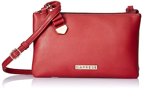 caprese red sling bag