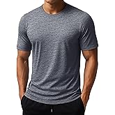 MAGCOMSEN Men's Short Sleeve Dry Fit Shirts Athletic Workout Tops UPF 50+ Sun Protection Cooling Tshirts Running Gym