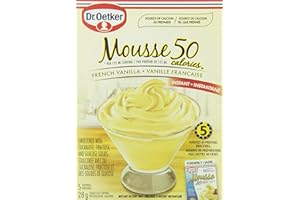 Dr. Oetker Mousse, French Vanilla Light 28gm, Pack of 6