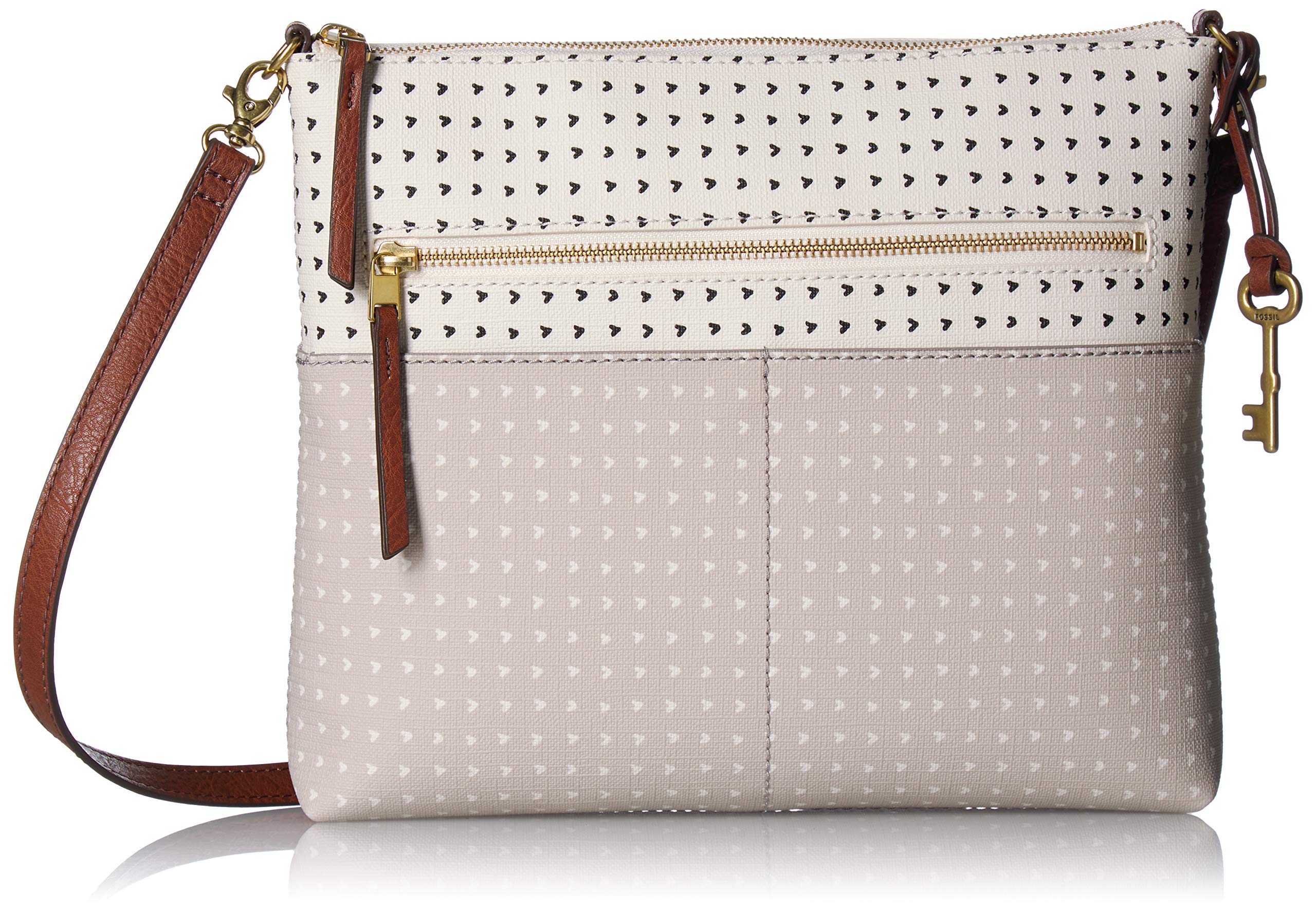 Fossil Women's Fiona Large Crossbody Purse Handbag Trendy Girl Bags