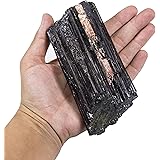 Rock Paradise 1 (ONE) Large Black Tourmaline Rod - Powerful Energy - Over 1/2 lb from Brazil Exclusive COA