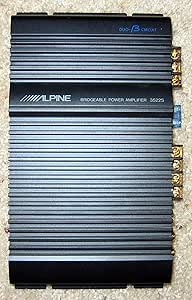 Amazon.com: Alpine 3522s Bridgeable Power Amplifier Class A/B: Car