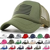 KFQHBQ American Flag Cap for Men Women, Snapback US Patriotic Trucker Rope Hat 250th Anniversary Veterans Memorial Day Gifts