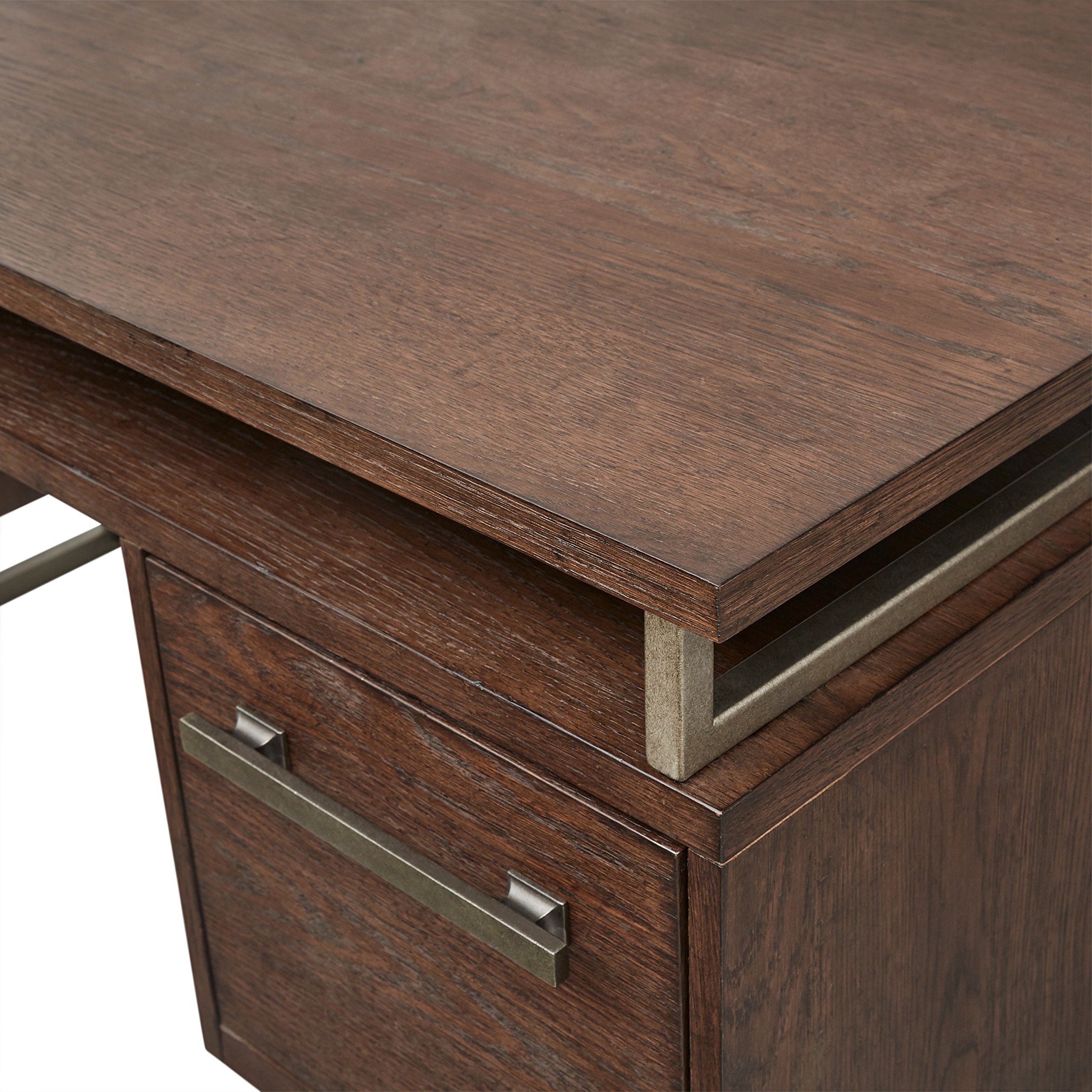 Amazon Brand Stone & Beam Casual Wood Office Computer Desk, 54.5"W