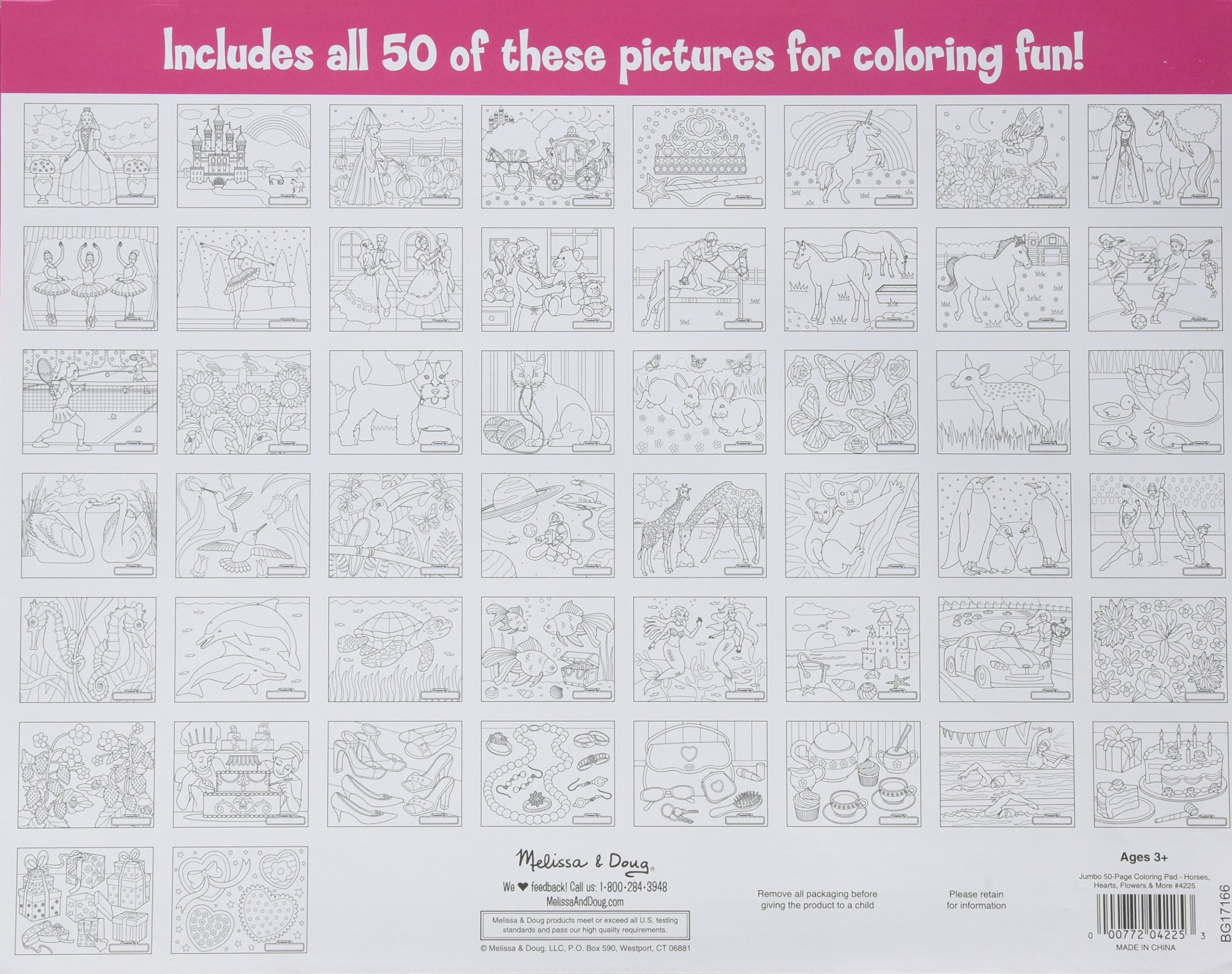 melissa and doug jumbo coloring pad