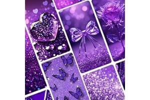 Purple Glitter Wallpaper