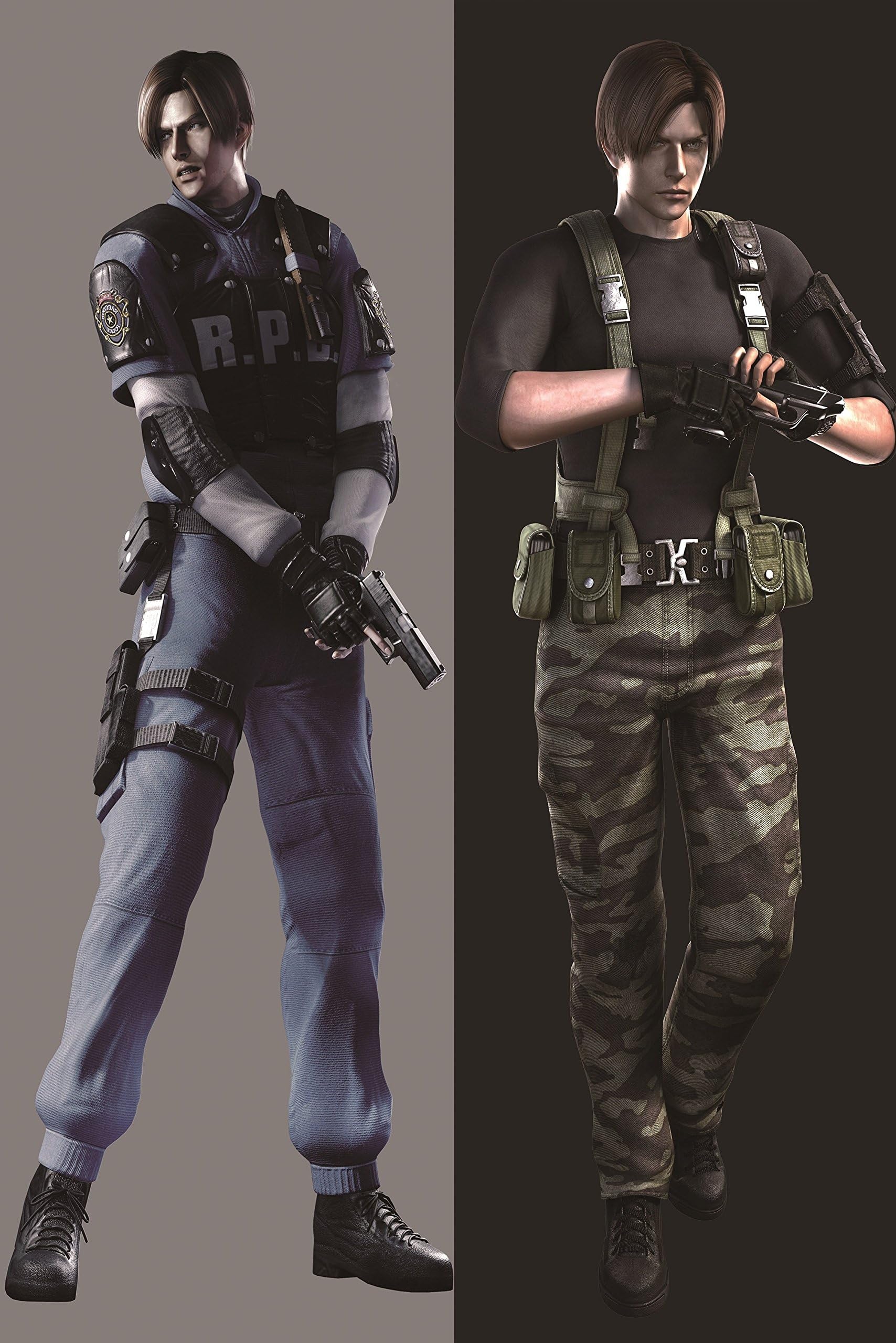 BeauT-LIFE Japan Anime Resident Evil Leon S Kennedy Dakimakura Hugging Pillow Case Double-Sided 59.06"X19.69"