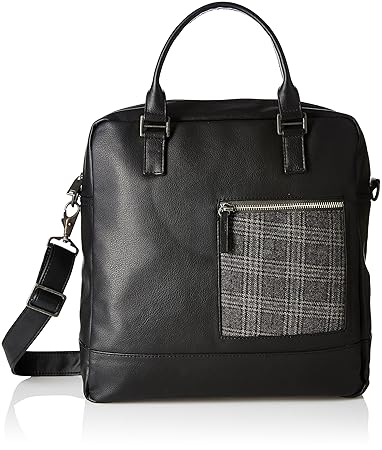 Baggit Synthetic 31.12 cms Black Messenger Bag (2083665)