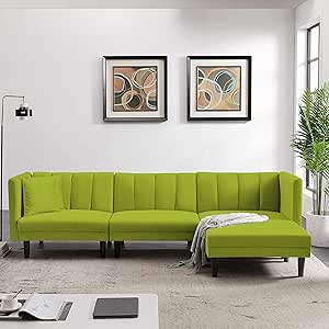 Sofá cama seccional convertible AiChuangHome SC043 moderno sofá cama