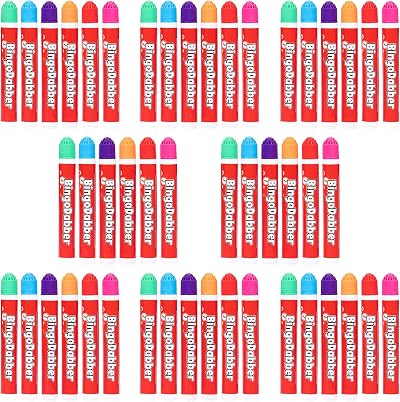 evelay Bingo Dabbers Markers Mixed Colours Pens Pack of 48