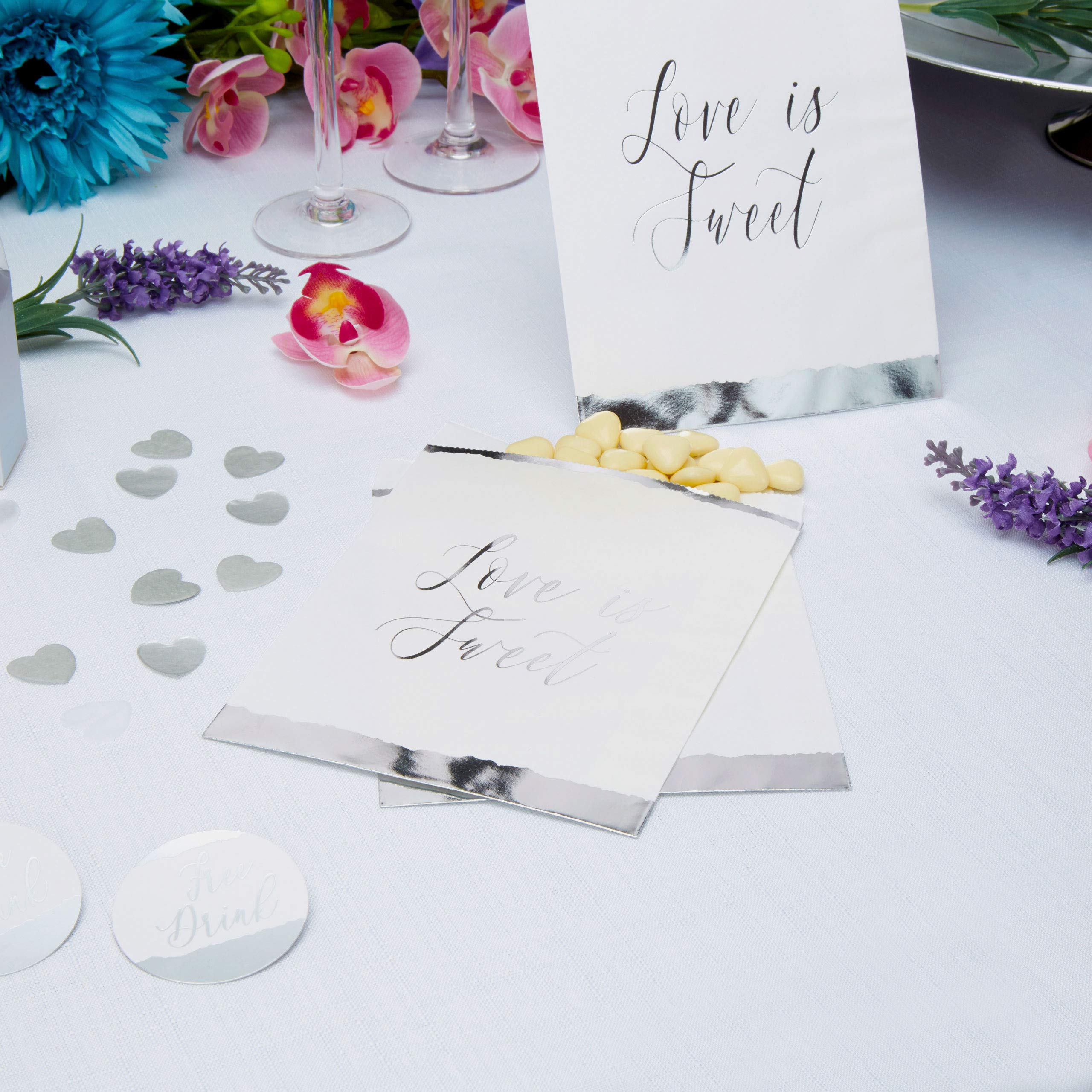 Neviti 776605 - Sweetie Bags, White/Silver