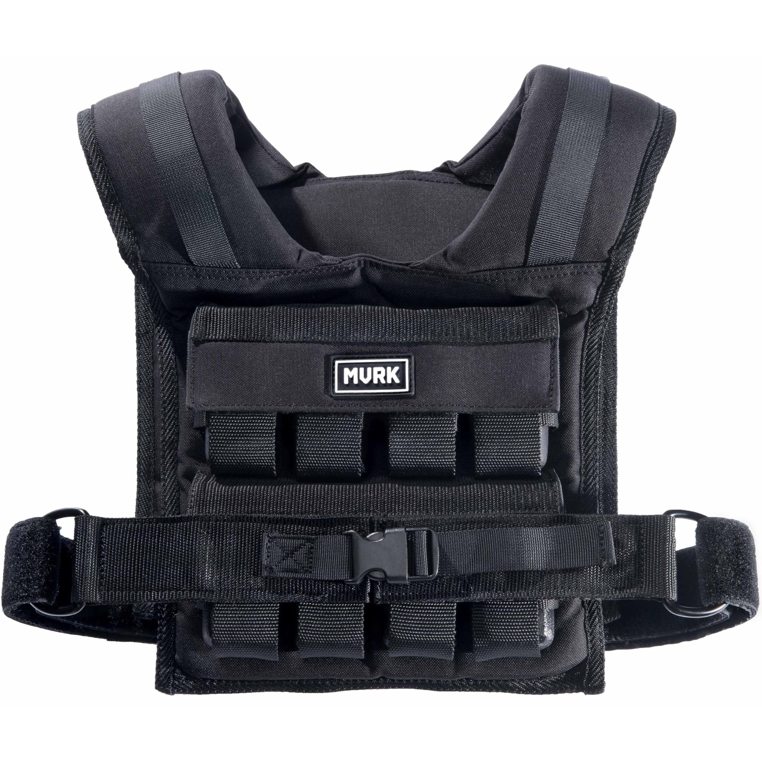 Photo 1 of MVRK Weighted Vest Men 35lbs - Weighted Workout Vest With Removable Iron Weights, Heavy Duty Weighted Exercise Vest For Functional Training & Calisthenics - Weight Vest for Men and Women