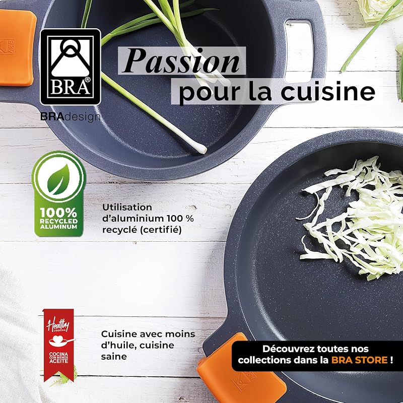 Efficient | Batterie de cuisine 7 pièces en fonte d’aluminium