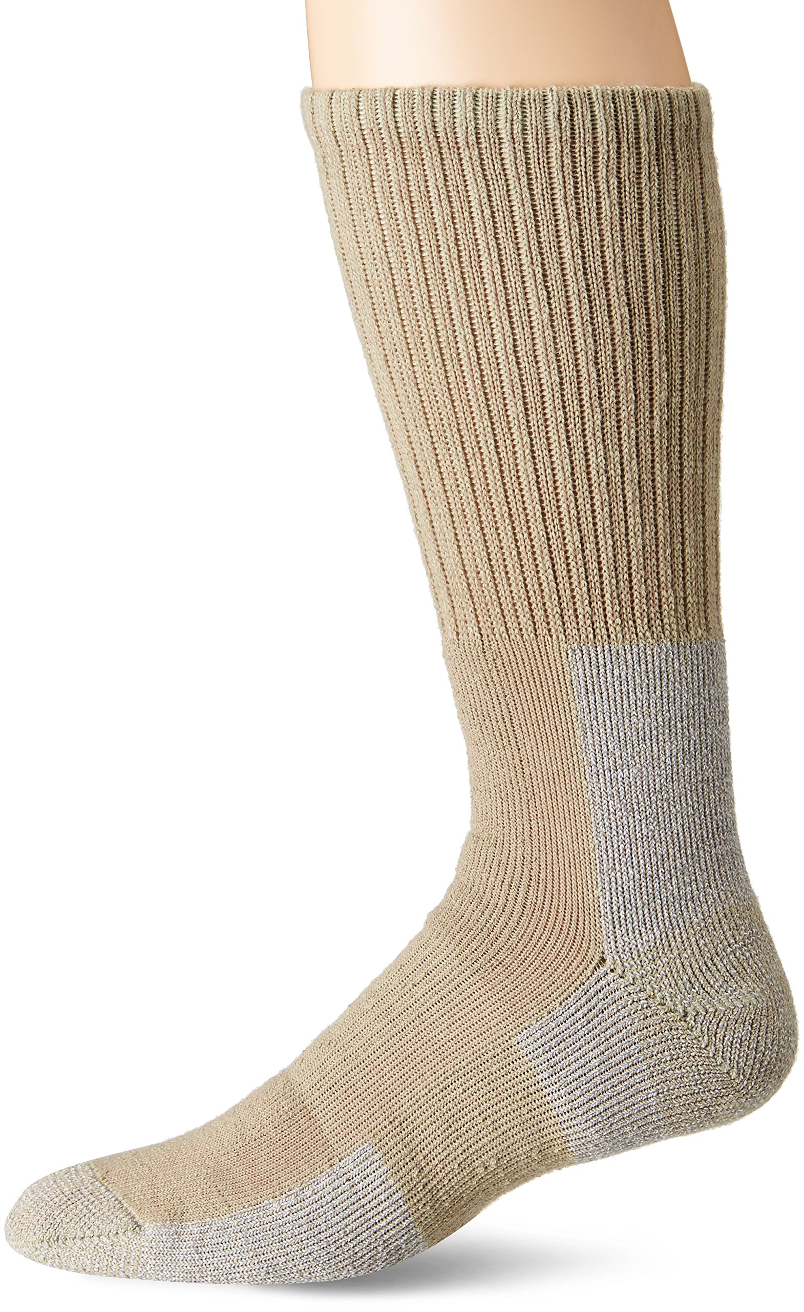 Thorlos Men's Trail Hiking Crew Socks - Khaki, X-Large