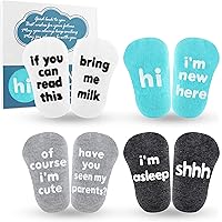Moyel Baby Socks for Girls/Boys 0-12 Months Cute Baby Gifts for Newborn Baby Shower Gifts Baby Boy Gift Baby Girl Gift Set