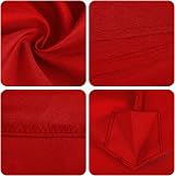 TWSOUL 3 m Parasol Replacement Canopy 8 Ribs UV30+ Red Fabric Cover view 2