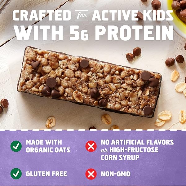 ZBAR PROTEIN – CHOCOLATE CHIP – CRISPY SNACK BARS – MADE WITH ORGANIC OATS – NON-GMO – 5G PROTEIN – GLUTEN FREE PROTEIN BARS (15 PACK)
