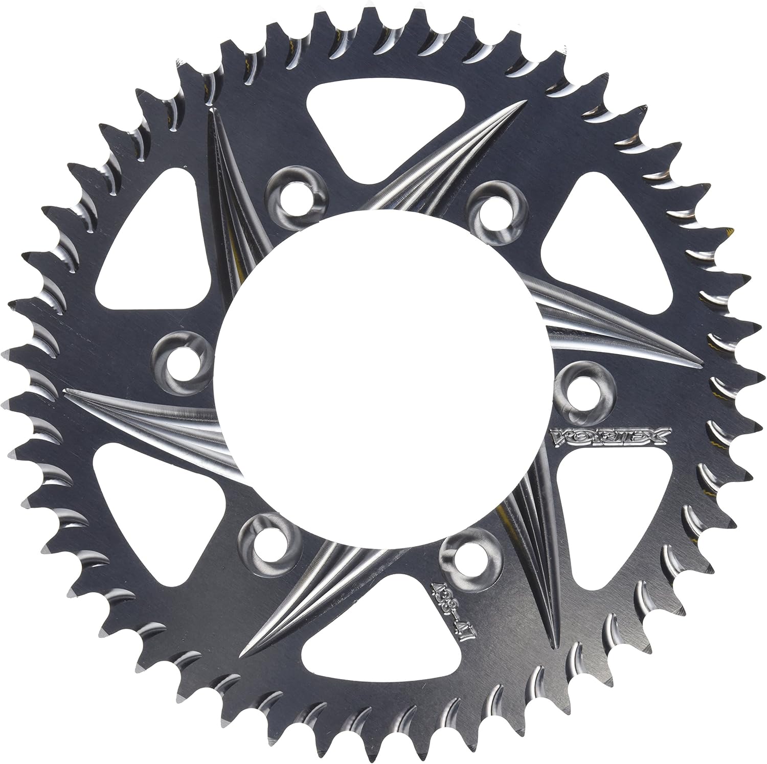 Vortex 530 Rear Sprocket F5 Hardcoat Aluminum 49 Teeth Black 438K-49