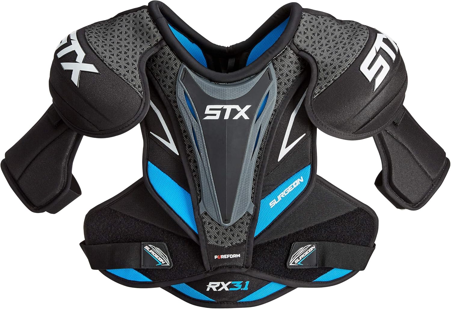 STX Ice Hockey Surgeon RX3.1 Senior Shoulder Pad, Large : Sports & Outdoors