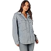 Petal & Pup womens Cassie Oversized Denim Shacket
