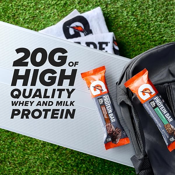 GATORADE WHEY PROTEIN BARS, VARIETY PACK, 2.8 OZ BARS , 18 COUNT (PACK OF 1)