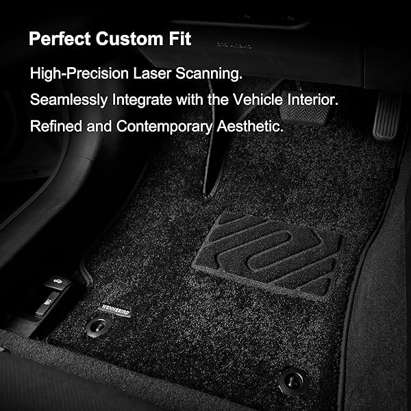 WENNEBIRD SUPERIOR CARPET FLOOR MATS FOR 2016-2022 LEXUS RX, 0.5-INCH ULTRA-THICK, NOISE-REDUCING, ALL-WEATHER WATERPROOF ANTI-SLIP – 3-PC SET