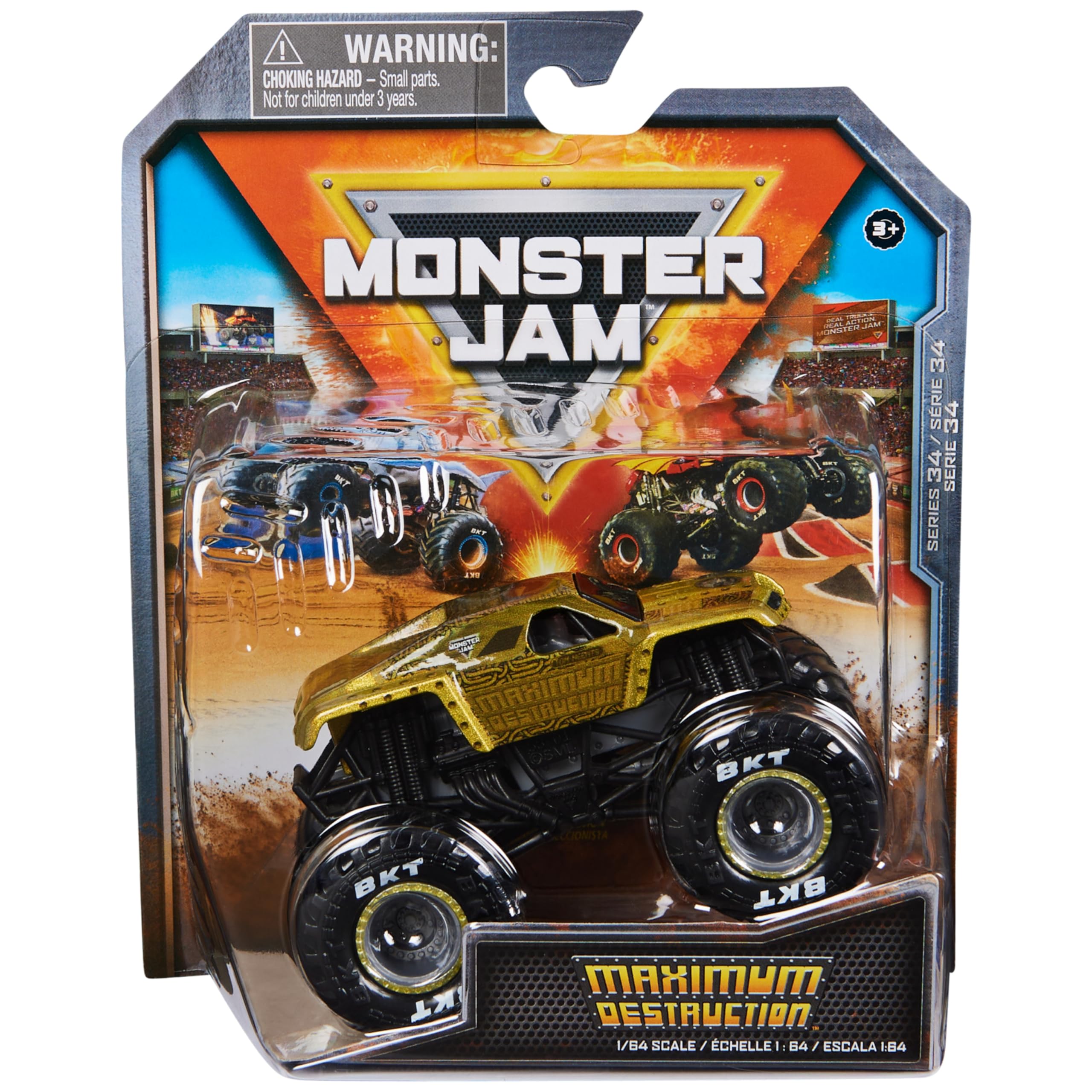 Monster Jam 1:64 Series 34 Maximum Destruction