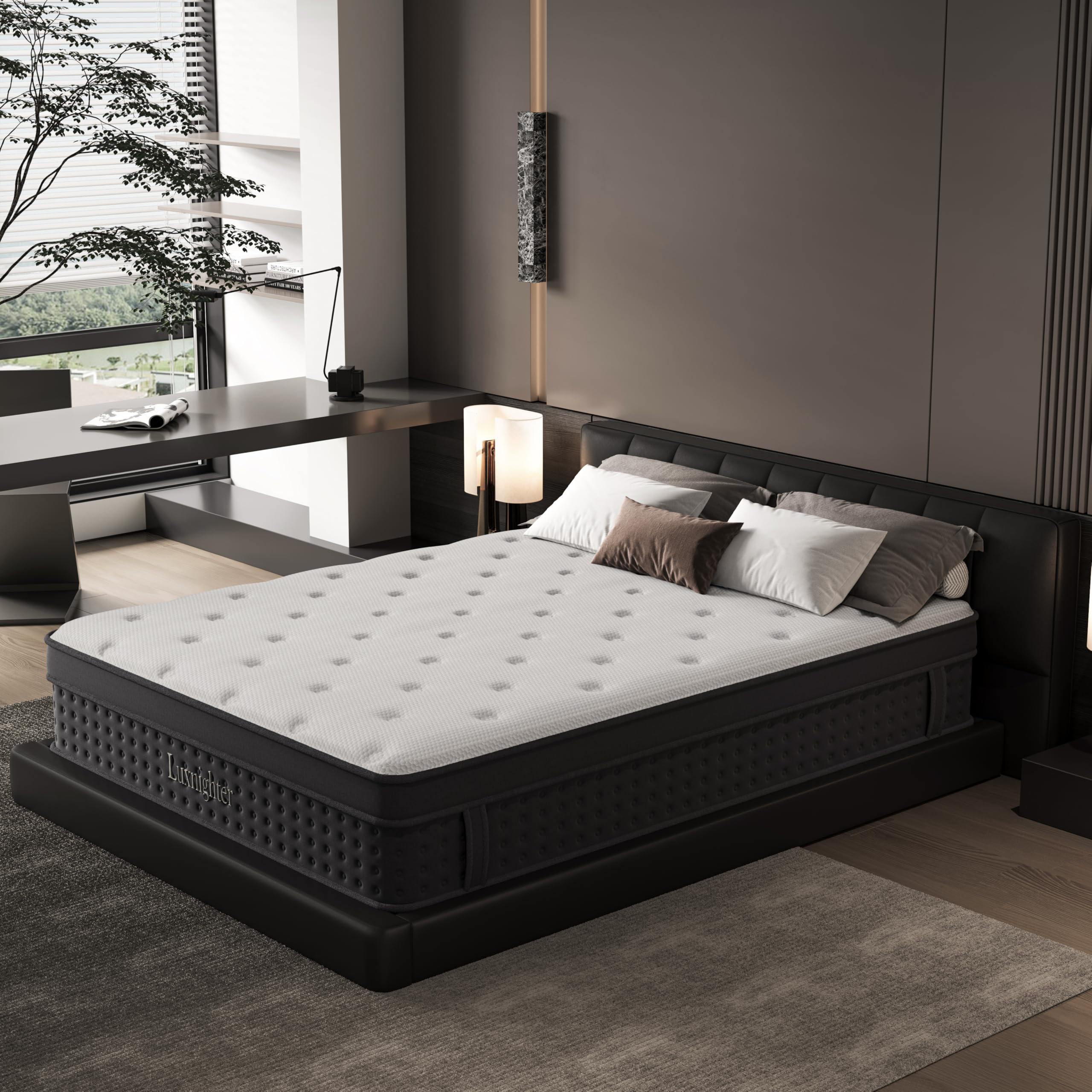 Photo 1 of ****SIMILAR ITEM****
Queen Size Mattress, 14 Inch Queen Mattress in a Box, Cooling Matress with Memory Foam & Individual Pocket Springs for Pressure Relief & Spinal Alignment, Zoned Back Support & Motion Isolation