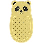 Panda Kids Bath Mat, Natural Rubber Non Slip Bathtub Mat for Toddlers, Quick Drain Design, Dual Size Suction Cups, BPA Free B