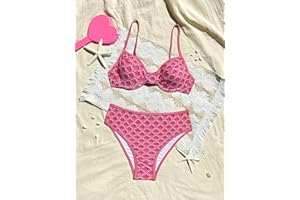 Women's Bikini Set Floral Print Underwire High Waisted Swimsuit 2 Piece Bathing Suit