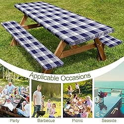 Picnic Table Cover with Bench Covers Camping