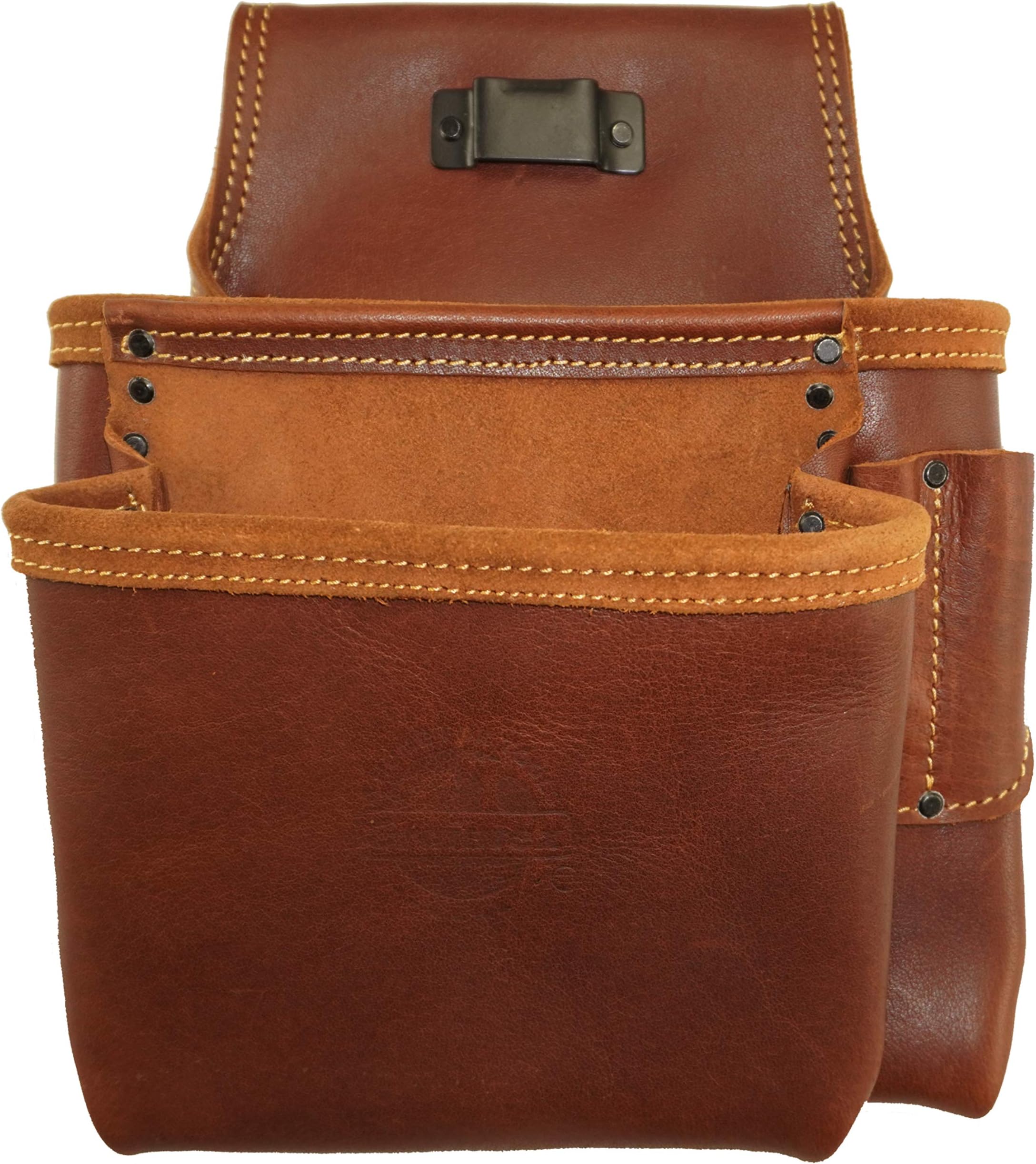 Graintex AS2577 Ambassador Series 8 Pocket Framers Tool Pouch Top Grain Leather for Framers, Constructors, Electricians, Plumbers, Handyman