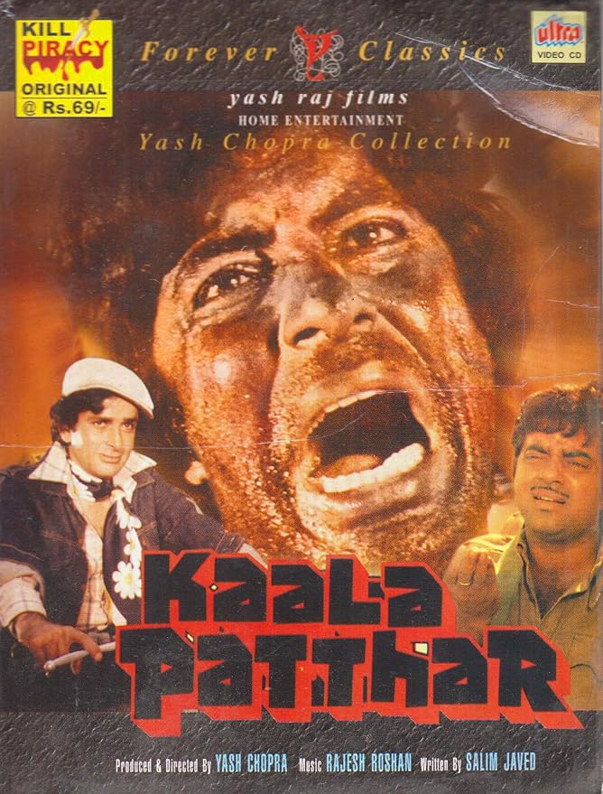 Kaala Patthar Bollywood Movie VCD 2 Disc Pack Amazon.in Amitabh