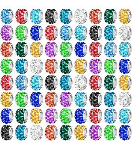 Juego De Cuentas Espaciadoras De Oro, 2160 Piezas De Cuentas