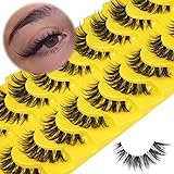 Cat Eye Lashes Natural Look False Eyelashes Fuzzy