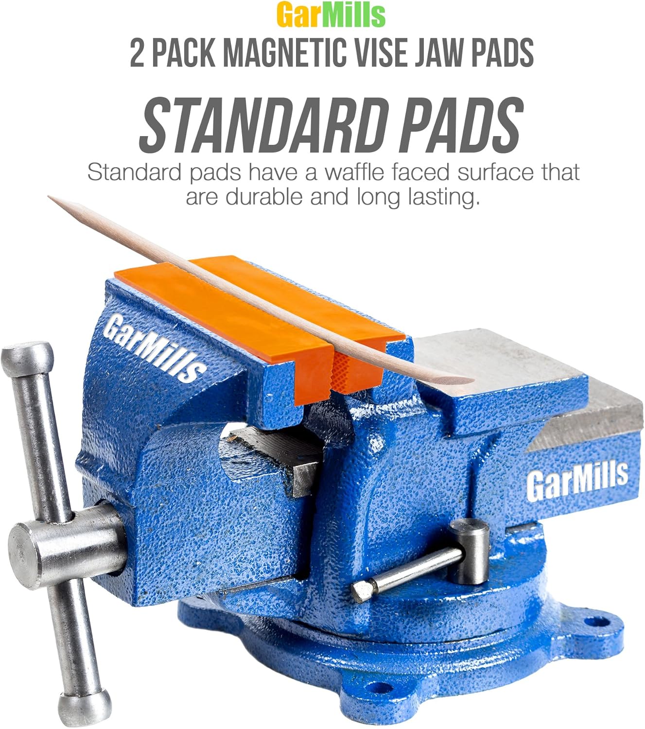 GarMills 2 Pack Vise Jaw Pads Covers Protectors 1 Multi