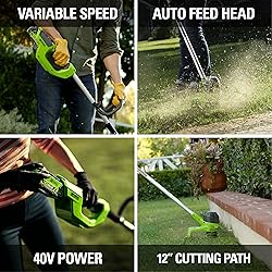 Greenworks 40V 12-Inch Cordless String