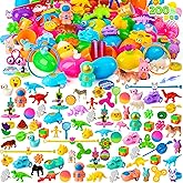 JOYIN 200 PCS Easter Prefilled Eggs with Assorted Toys for Easter Basket Stuffers, Egg Hunt Supplies, Classroom Prizes, Party Favor