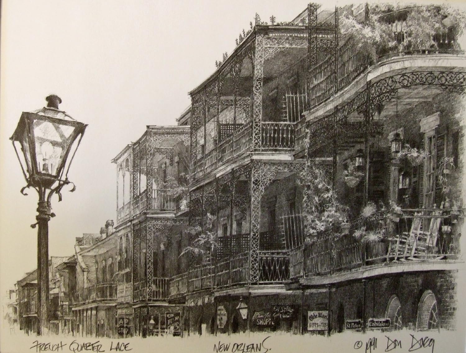 French Quarter Lace Don Davey New Orleans