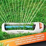 GRÜNTEK Primavera Oscillation Sprinkler 336 m² 21 m x 15 m Coverage view 4