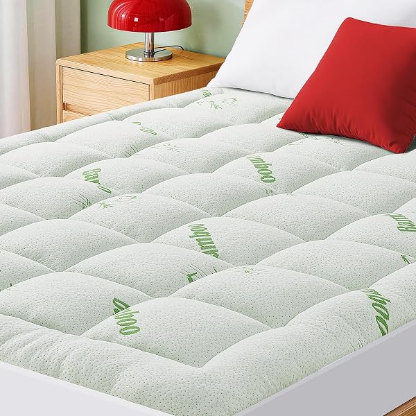 MATTRESS PAD QUEEN SIZE, COOLING PILLOW TOP MATTRESS...